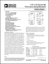 datasheet for ADG608 by Analog Devices