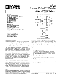 datasheet for ADG661 by Analog Devices