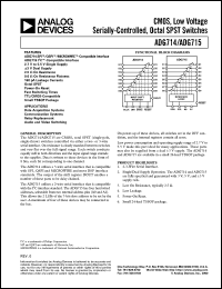 datasheet for ADG714 by Analog Devices