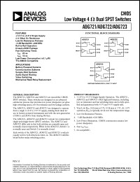 datasheet for ADG721 by Analog Devices
