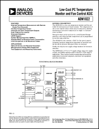 datasheet for ADM1022 by Analog Devices