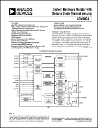 datasheet for ADM1024 by Analog Devices