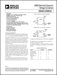 datasheet for ADM660 by Analog Devices