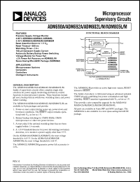 datasheet for ADM690A by Analog Devices