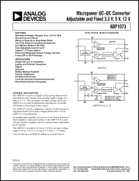 datasheet for ADP1073 by Analog Devices