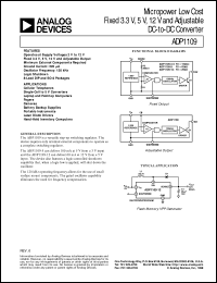 datasheet for ADP1109 by Analog Devices