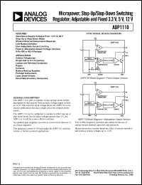 datasheet for ADP1110 by Analog Devices