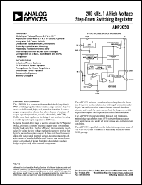 datasheet for ADP3050 by Analog Devices