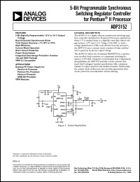 datasheet for ADP3152 by Analog Devices