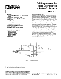 datasheet for ADP3153 by Analog Devices