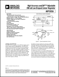 datasheet for ADP3303A by Analog Devices