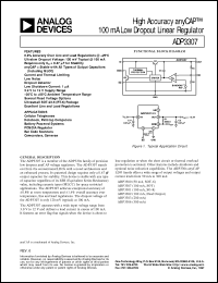 datasheet for ADP3307 by Analog Devices