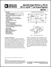 datasheet for ADP3331 by Analog Devices