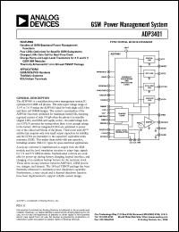 datasheet for ADP3401 by Analog Devices