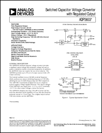 datasheet for ADP3603 by Analog Devices