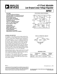 datasheet for ADP667 by Analog Devices