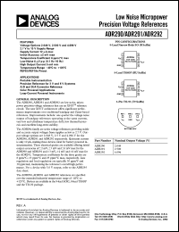 datasheet for ADR291 by Analog Devices