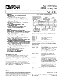 datasheet for ADSP-2101 by Analog Devices