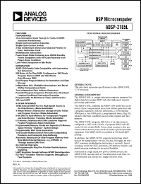 datasheet for ADSP-2185L by Analog Devices