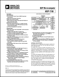 datasheet for ADSP-2186 by Analog Devices