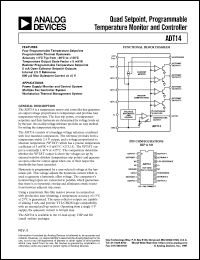 datasheet for ADT14 by Analog Devices