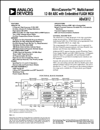 datasheet for ADUC812 by Analog Devices