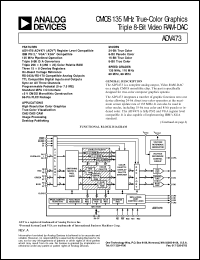 datasheet for ADV473 by Analog Devices