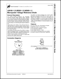 datasheet for LM185BYH-1.2 by 