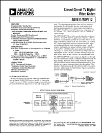 datasheet for ADV611 by Analog Devices