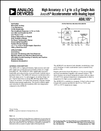 datasheet for ADXL105 by Analog Devices