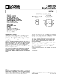 datasheet for BUF04 by Analog Devices