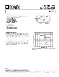 datasheet for DAC16 by Analog Devices