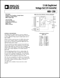 datasheet for HDD-1206 by Analog Devices