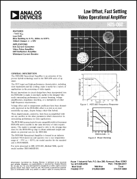 datasheet for HOS-060 by Analog Devices