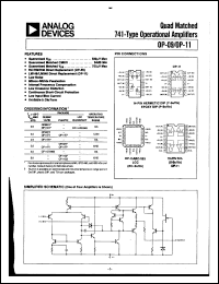 datasheet for OP09 by Analog Devices
