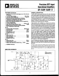 datasheet for OP15 by Analog Devices