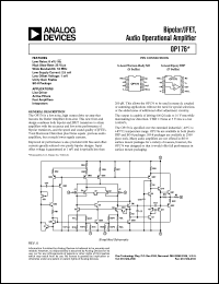 datasheet for OP176 by Analog Devices