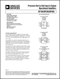 datasheet for OP184 by Analog Devices