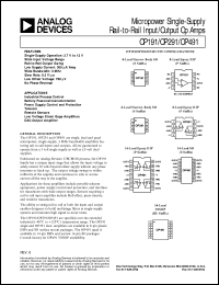 datasheet for OP191 by Analog Devices