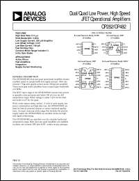 datasheet for OP282 by Analog Devices
