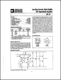 datasheet for OP41 by Analog Devices