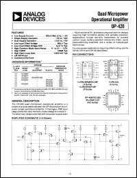 datasheet for OP420 by Analog Devices