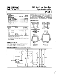 datasheet for OP471 by Analog Devices