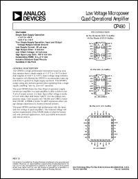 datasheet for OP490 by Analog Devices