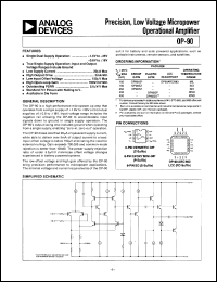 datasheet for OP90 by Analog Devices