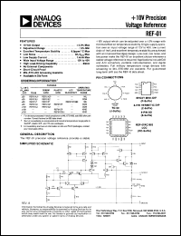 datasheet for REF01 by Analog Devices