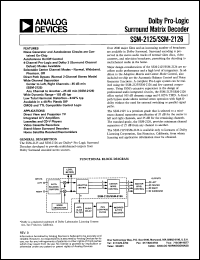 datasheet for SSM2125 by Analog Devices