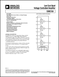 datasheet for SSM2164 by Analog Devices