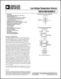 datasheet for TMP35 by Analog Devices