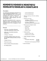 datasheet for HD407L4818H by 